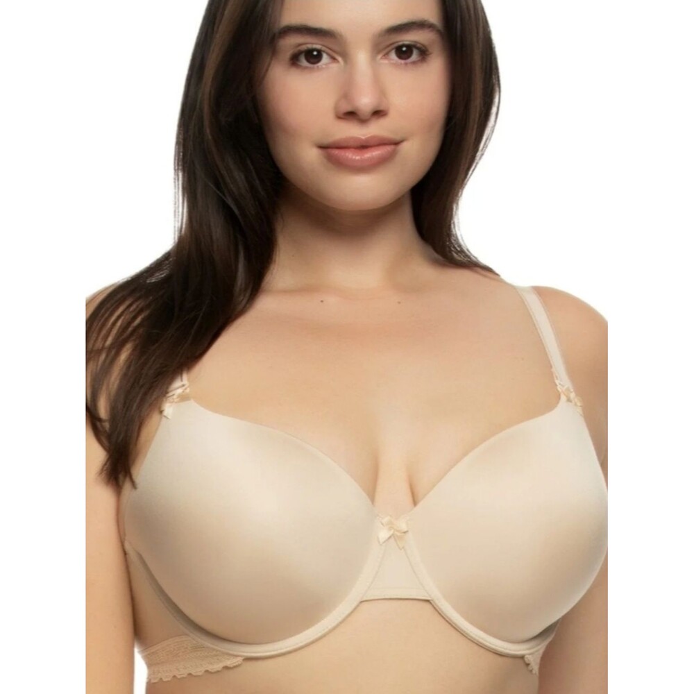 paramour cushion comfort t-shirt bra with multi-way straps size 36ddd